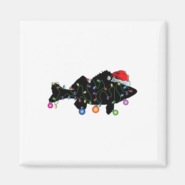 Imán Luces divertidas de Navidad para la pesca de lucio (Frente)