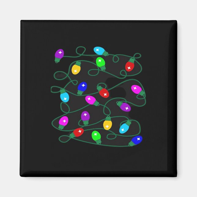 Imán Luces navidades - Vamos a encender luces - Merry & (Frente)