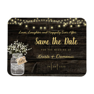 Imán Luces rusticas Mason Jar GIGHT