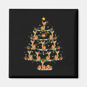 Imán Luces Santa A de las luces de Navidad de los anima