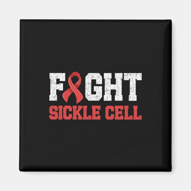 Imán Lucha contra la anemia falciforme contra el Mes de (Frente)