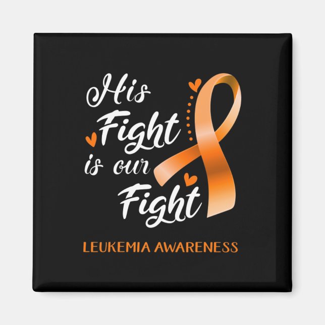 Imán Lucha contra la leucemia Ayuda a la toma de concie (Frente)