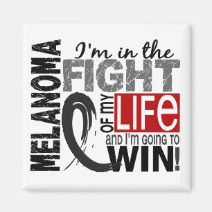 Imán Lucha de mi melanoma de la vida
