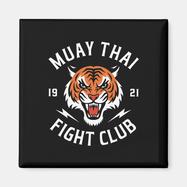 Imán Lucha de Tigre de Muay Thai Kickboxing Fighters Th (Frente)