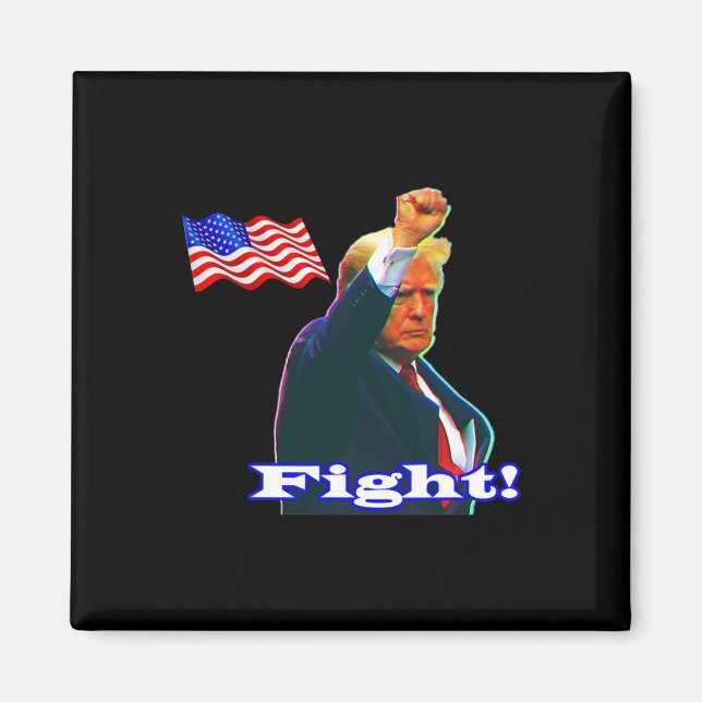 Imán Lucha Patriota de Trump (Frente)