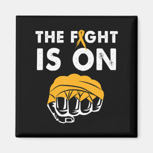 Imán Lucha Por La Leucemia Awareness Gift Design Suppor