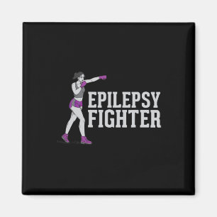 Imán Luchador de epilepsia - Apoyo a Guerrero de Concie