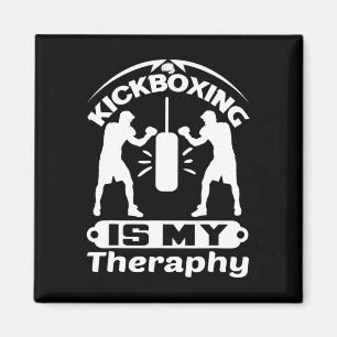 Imán Luchador Divertido Dice Que El Kickboxing Es Mi Ca