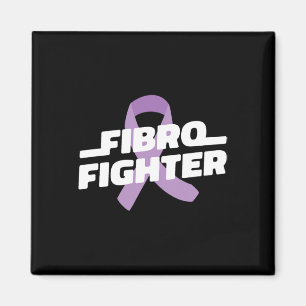 Imán Luchador - Fibromialgia Conciencia Cinta púrpura