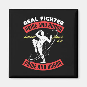 Imán Luchador Real Muay Thai Mma Lucha Auténtica Arte M