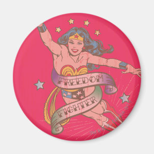 Imán Luchadora por la libertad de la mujer maravilla