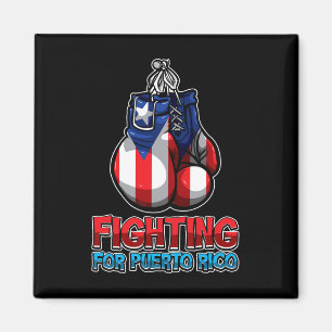 Imán Luchando por Puerto Rico - Bandera Puertorriqueña