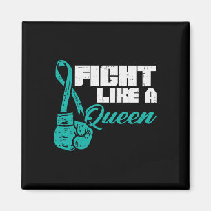 Imán Luchar Como La Reina Verde azulada Guantes De Boxe