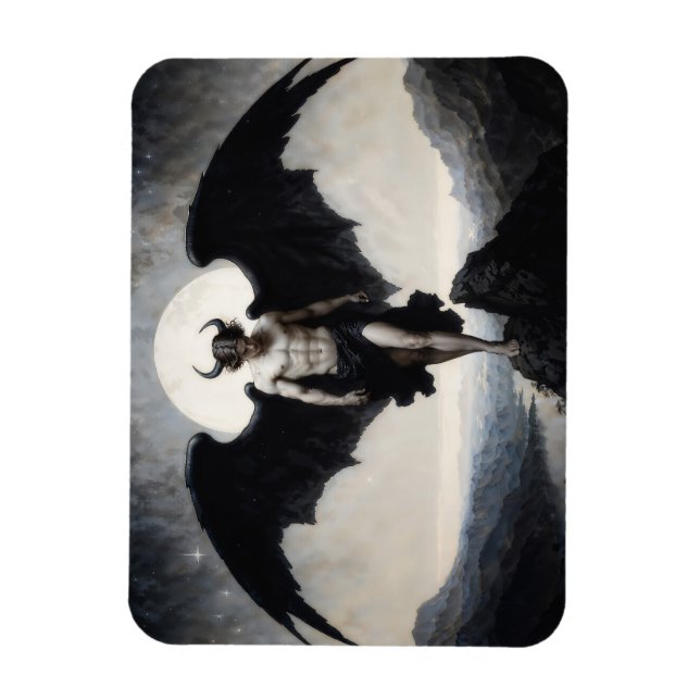 Imán Lucifer Fantasía Oscura (Vertical)