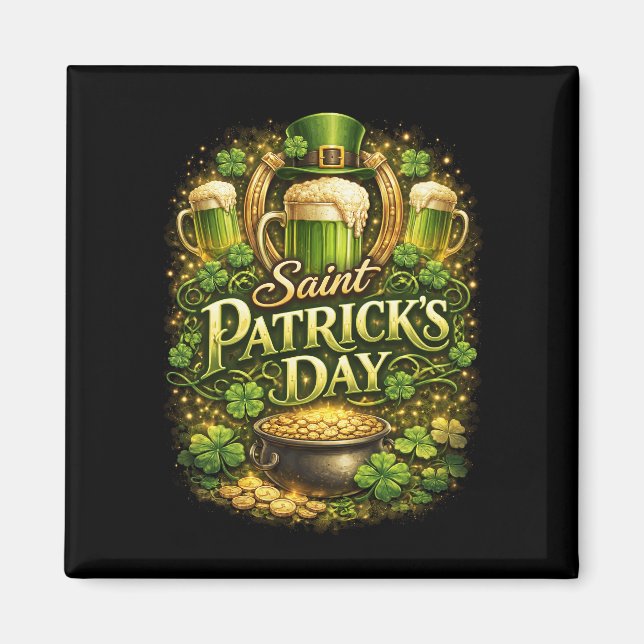 Imán Luck of the Emerald Isle (Frente)