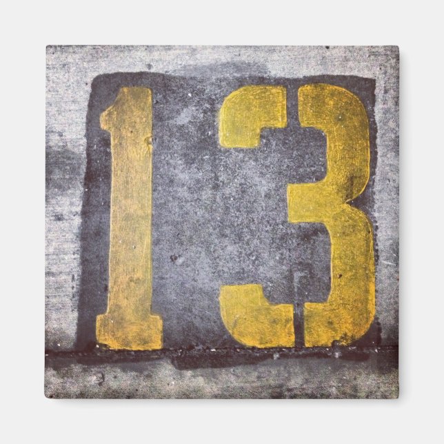 Imán Lucky 13 Magnet (Frente)