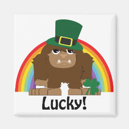 Imán Lucky Bigfoot Leprechaun