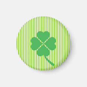 Imán Lucky Four Leaf Shamrock Design-87906