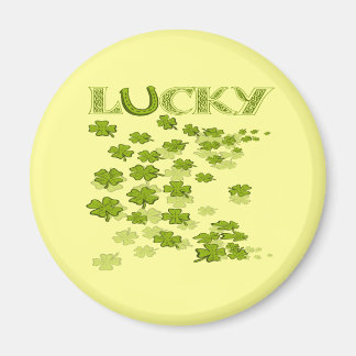 Imán Lucky HorseShoe Shamrock