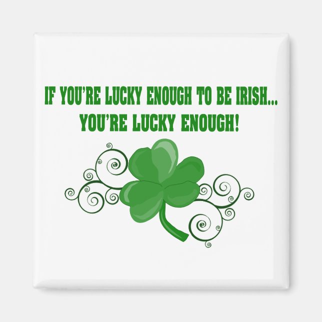 Imán Lucky Irish Magnet (Frente)