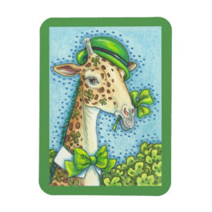 Imán LUCKY IRLANDA GIRAFFE MAGNET Green *Personalice