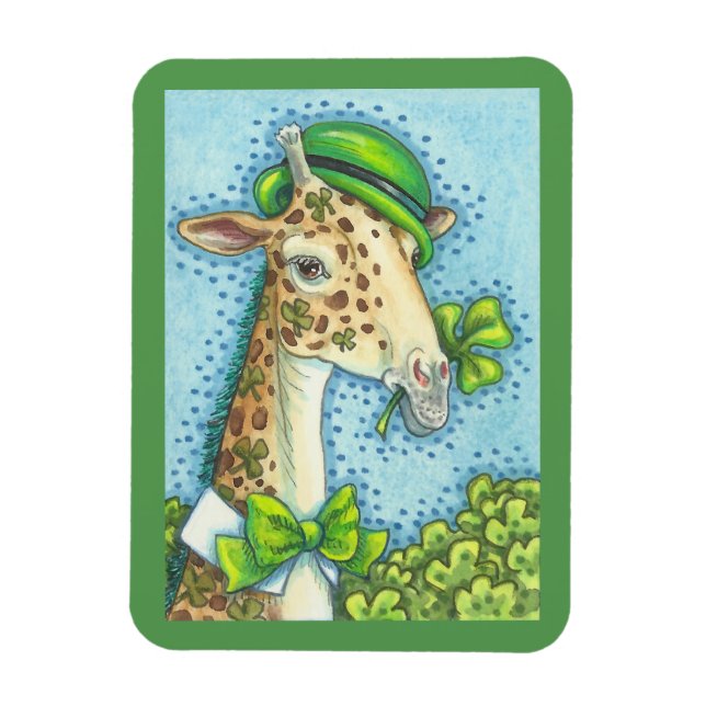 Imán LUCKY IRLANDA GIRAFFE MAGNET Green *Personalice (Vertical)