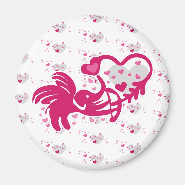 IMÁN LUCKY LOVE ELEPHANT CUPID ELEPHANT BY MASANSER (Frente)