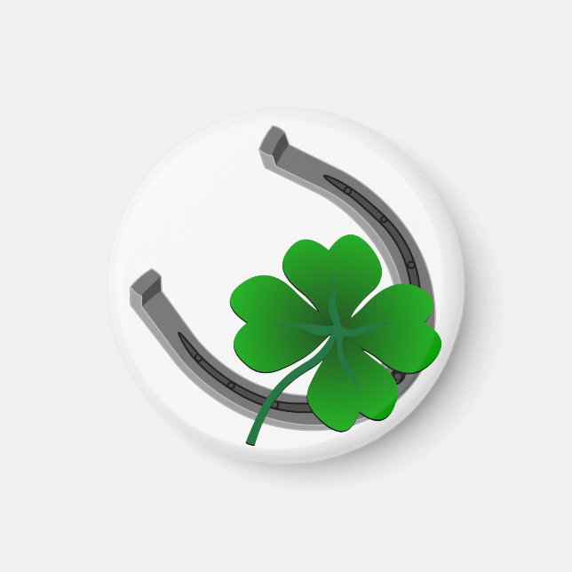 Imán Lucky Magnets Lucky St. Patrick's Gifts Decor (Frente)