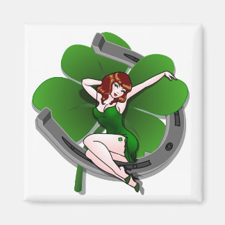 Imán Lucky Magnets Lucky St. Patrick's Pinup Gifts