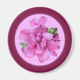 Imán Lucy Rosa Circle Magnet