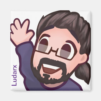 Imán Ludarx | Hola | Refrigerador Magnet v2