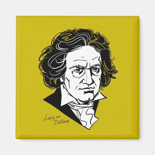 Imán Ludwig van Beethoven (Frente)