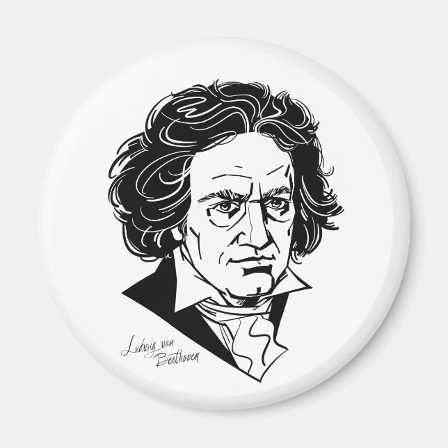 Imán Ludwig van Beethoven (Frente)
