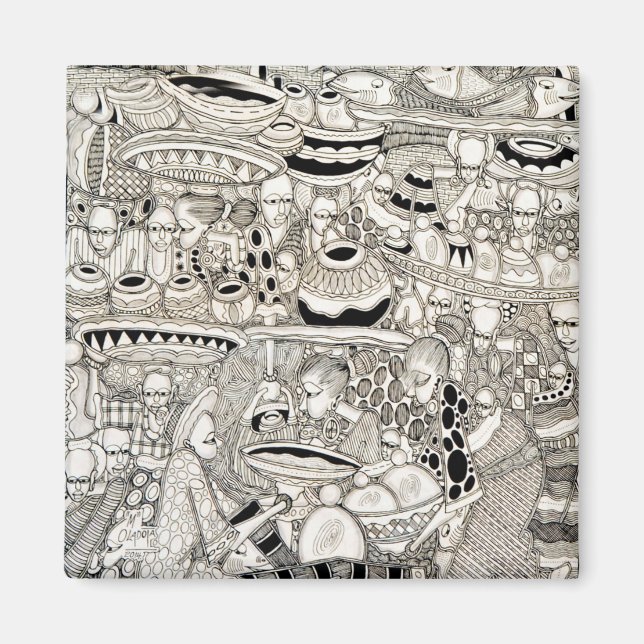 Imán Lugar de mercado (Frente)