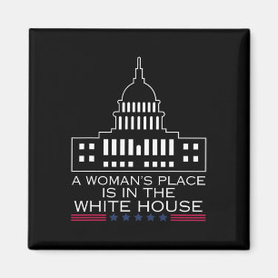 Imán Lugar de mujer en la Casa Blanca Kamala Harri
