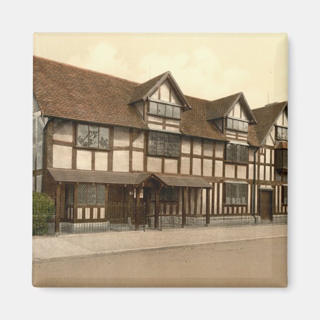 Imán Lugar de nacimiento de Shakespeare, Stratford-upon (Frente)