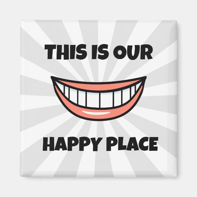 Imán Lugar feliz (Frente)