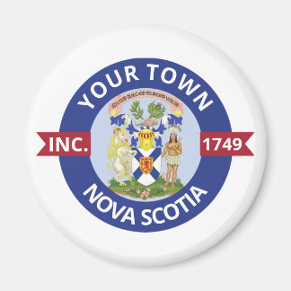 Imán Lugares de Nueva Escocia - Personalizado