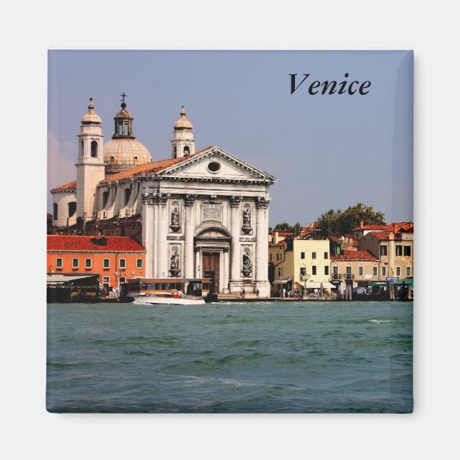 Imán Lugares románticos de Venecia (Frente)