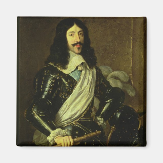 Imán Luis XIII (1601-43) (aceite sobre lienzo) (Frente)