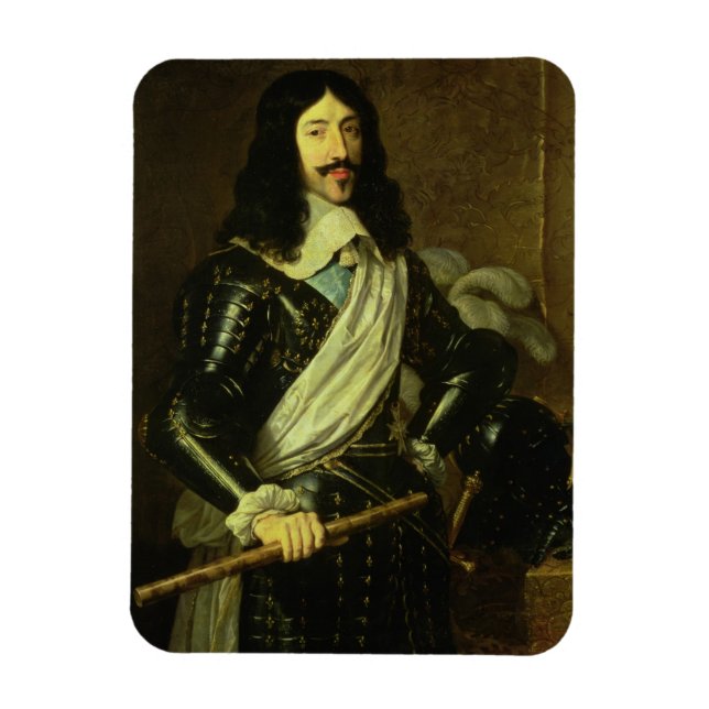 Imán Luis XIII (1601-43) (aceite sobre lienzo) (Vertical)