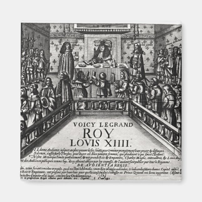 Imán Luis XIV administración de justicia (Frente)