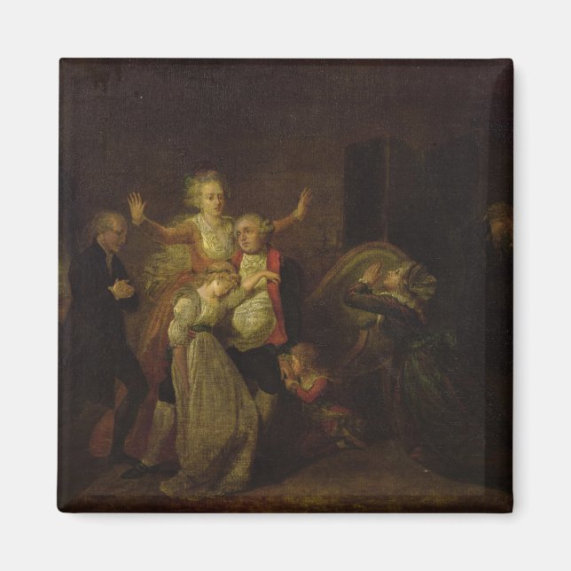 Imán Luis XVI despidiendo a su familia (Frente)