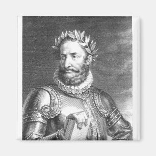 Imán Luiz Vaz de Camoes grabado por B. Rogelio