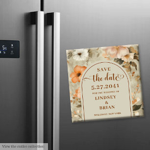 Imán Lujoso Boho Terracota Beige Oliva Reserva Fecha