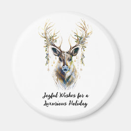 Imán Lujosos renos, deliciosos deseos para unas vacacio