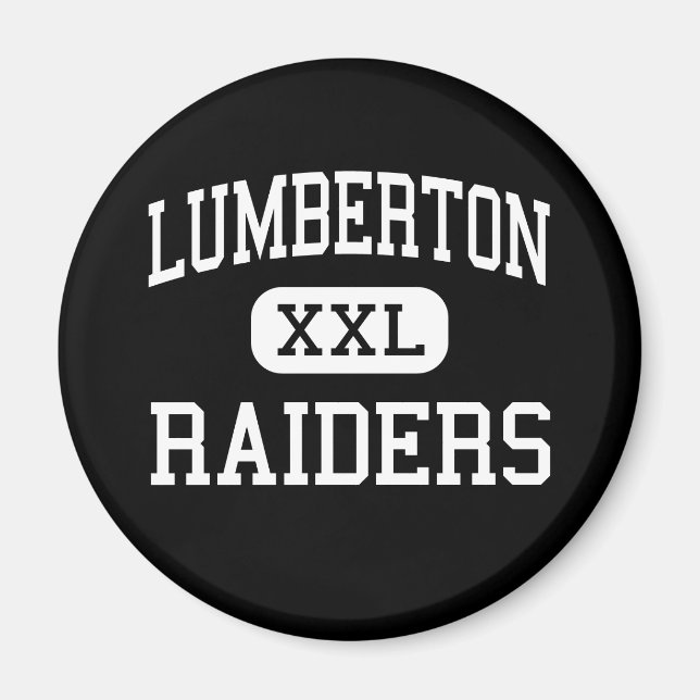 Imán Lumberton - Raiders - High - Lumberton Texas (Frente)