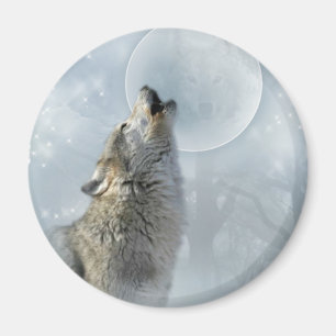 Imán Luna azul del lobo
