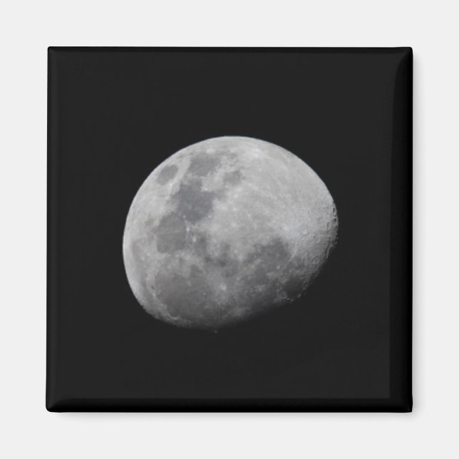 Imán Luna con cielo negro | Zambia, Luangwa del Sur (Frente)