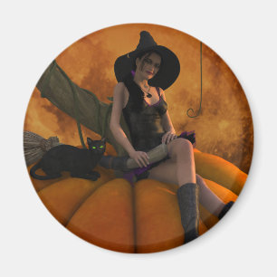 Imán Luna de la calabaza
